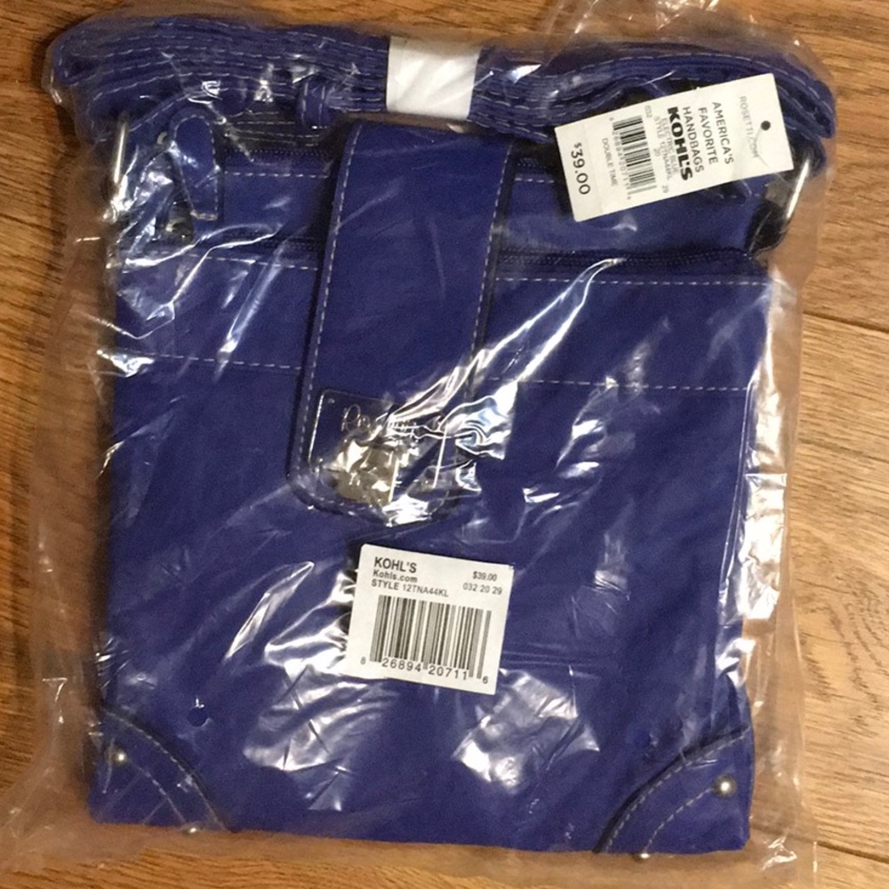 NWT Rossetti Bright Blue Crossbody